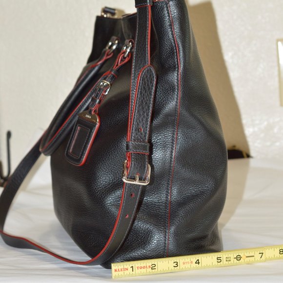 New Prada Crossbody Tote in Silver Perfect Thickness Italian Leather W Tags - Picture 10 of 12